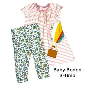 Baby Boden 2 pc set Size: 3-6mo